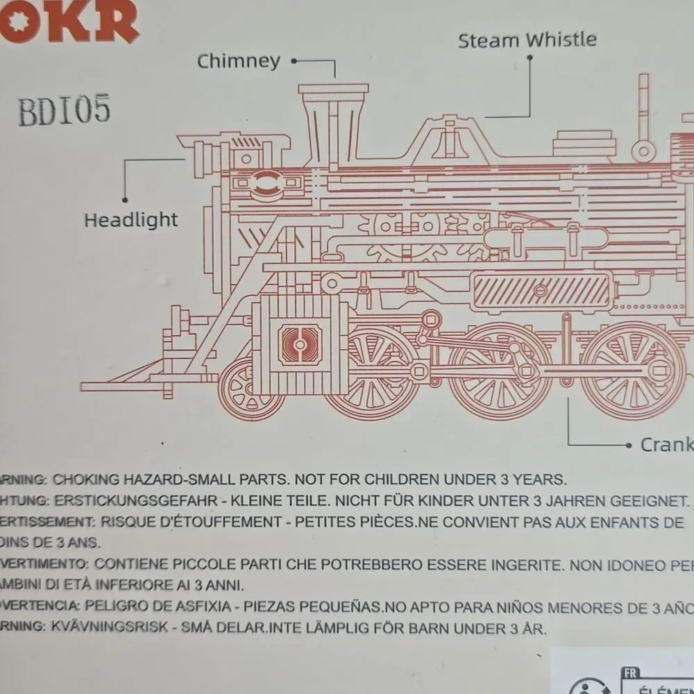 ROKR Prime Steam Express Model Kit -  NEW IN PACKAGE